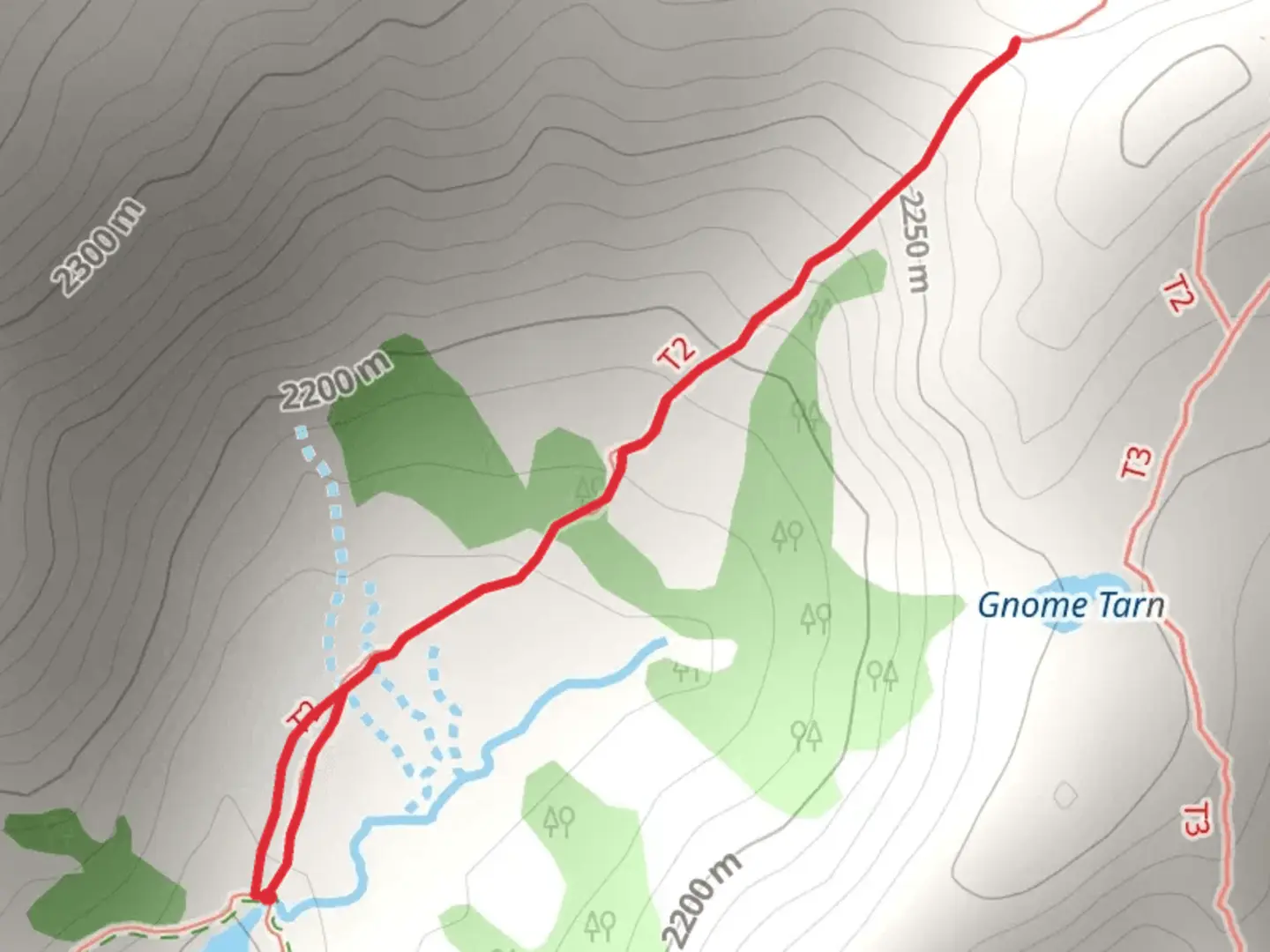 An image depicting the trail Prusik Pass and its surrounding area.