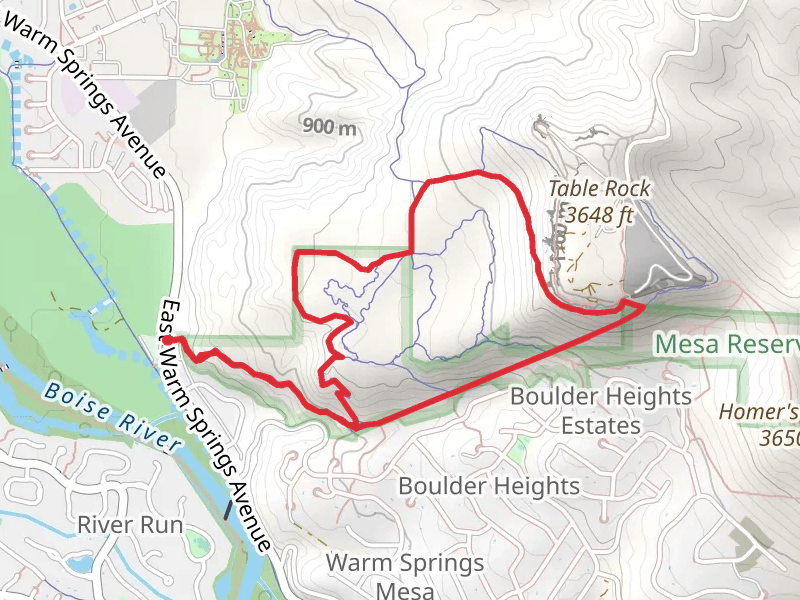 Tram, Rock Garden and table Rock Quarry Loop