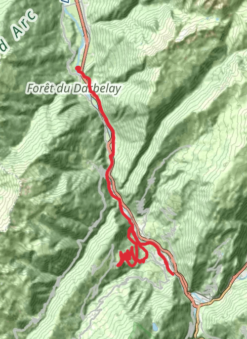 Cevins VTT mobile static map