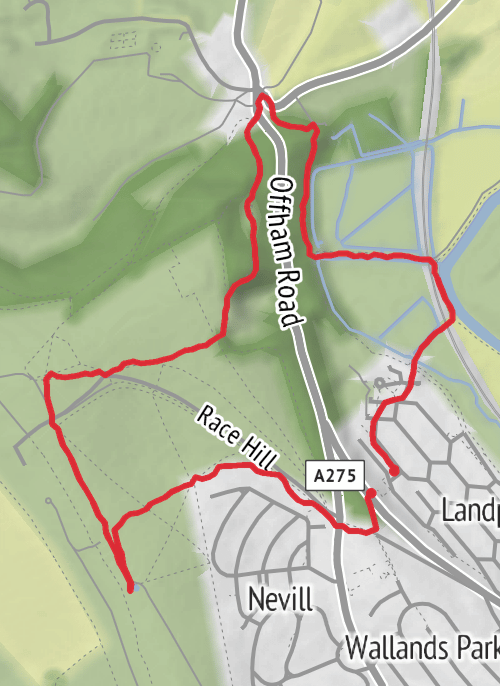 Hike on 13-04-2026 07:13 pm mobile static map