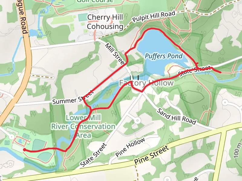 Puffers Pond and Mill River Trail Loop
