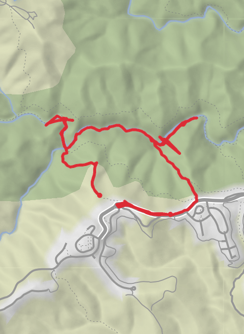 הליכה בשטח mobile static map