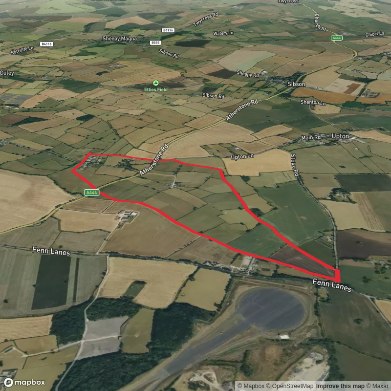 Atterton farm loop 6 miler