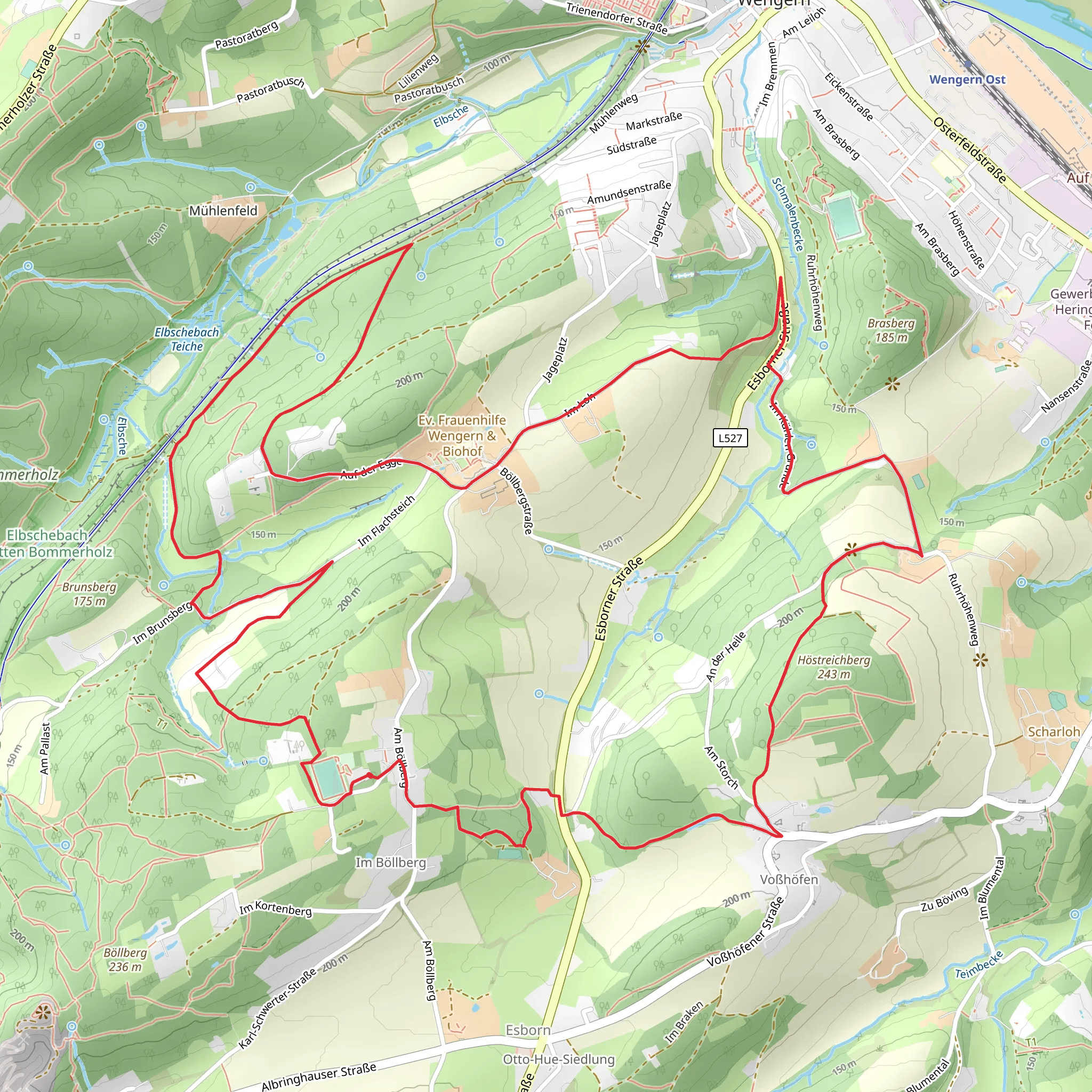 Höstreichberg, Lichtenböcken and Im Bollberg Loop mobile static map