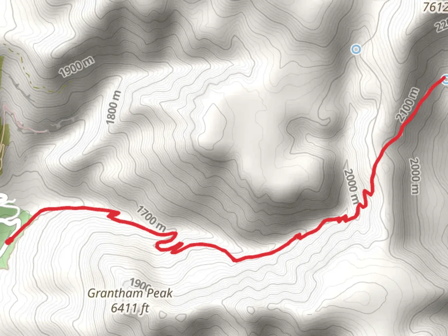 An image depicting the trail Parker Creek Trail and its surrounding area.
