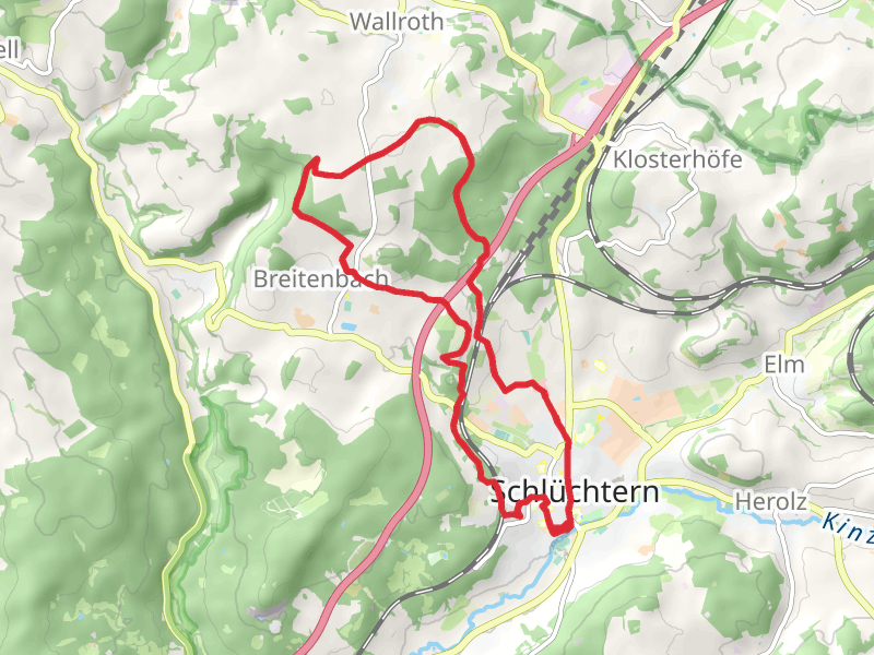 Schluechtern Wanderweg and Hessenweg 5