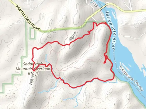 John B Scott Forever Wild and Saddlerock Mountain Overlook Loop Trail