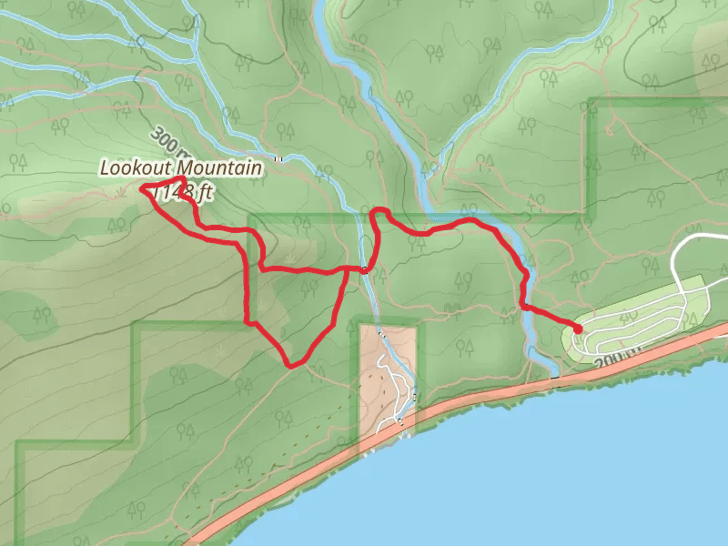 Lookout Mountain Loop via Superior Hiking Trail and Cascade Lookout Mountain Trail