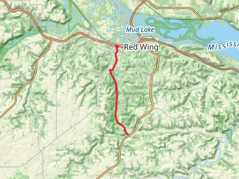 Hay Creek Valley Campground via Hay Creek Trail