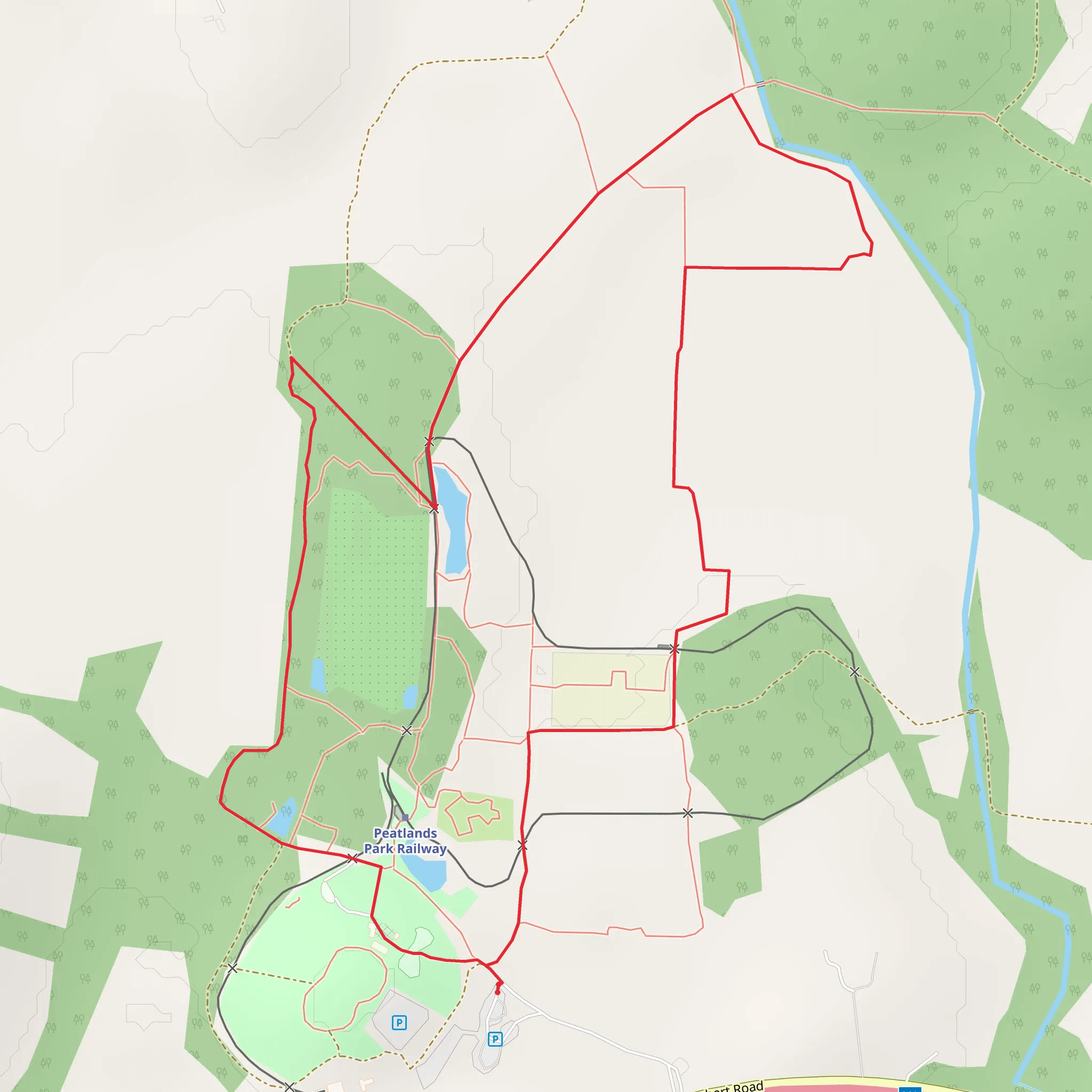 Peatlands Bog Walk mobile static map