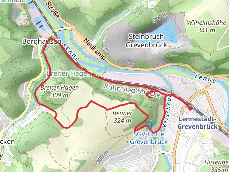 Ruine Peperburg Loop