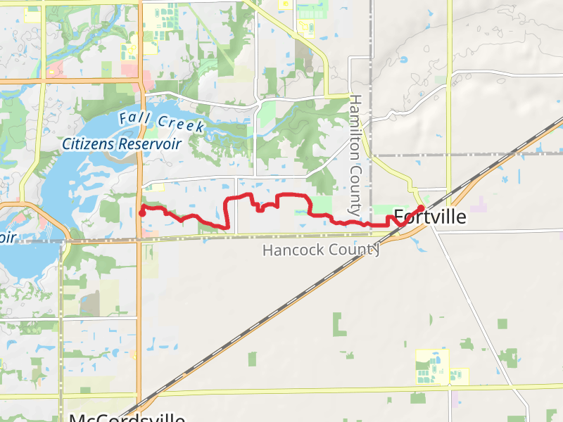 Flat Fork Creek Park and Fortville Memorial Park Walk