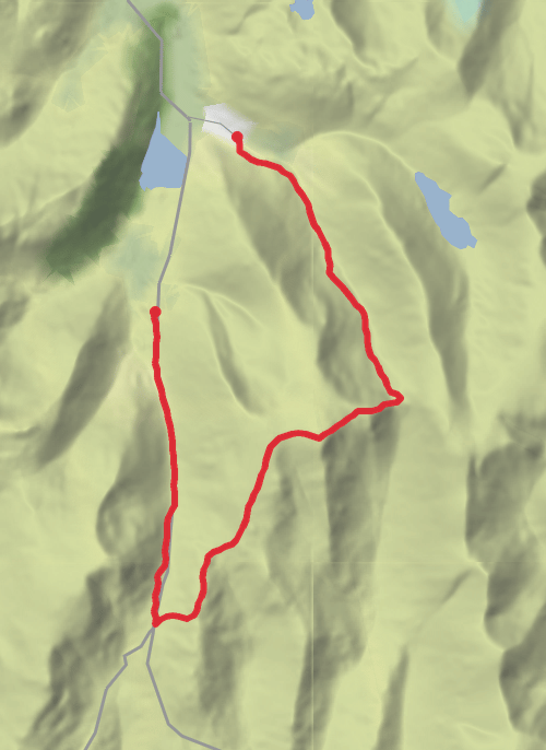 Hike from Hartsop mobile static map