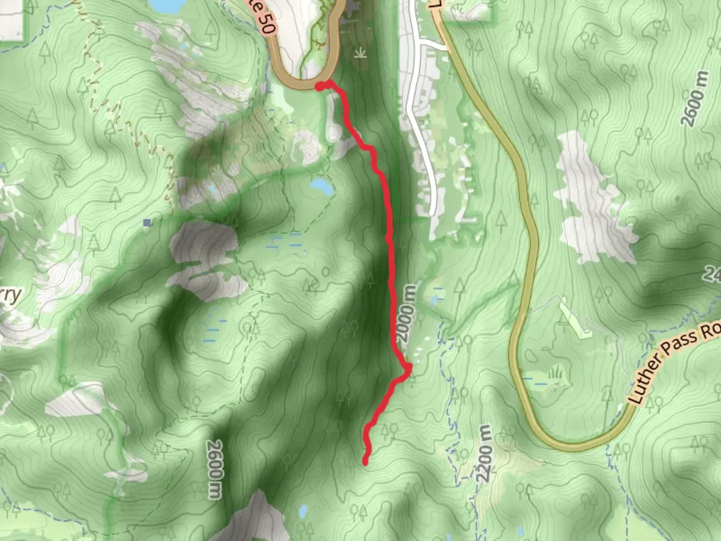 An image depicting the trail Hawley Grade National Recreation Trail and its surrounding area.