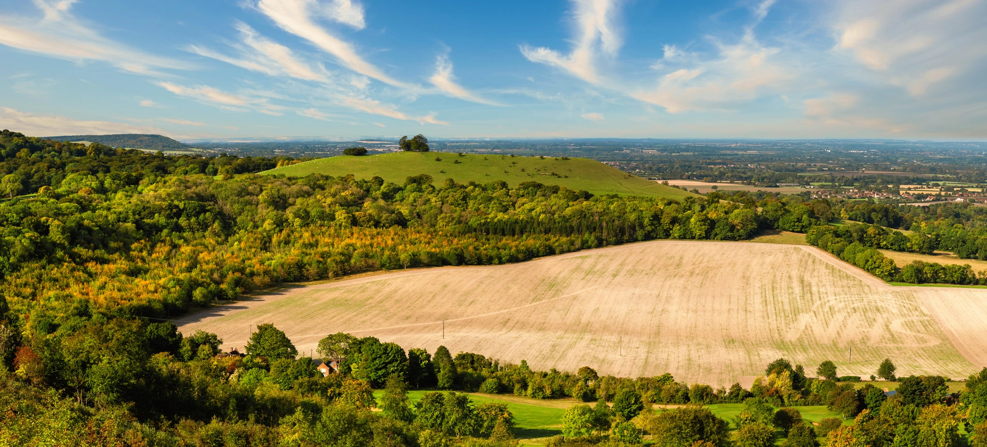 An image depicting the trail Wendover Gap Loop from Prestwood and its surrounding area.
