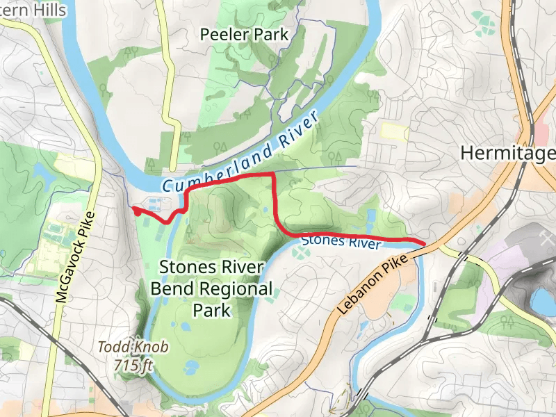 Stones River Bend Regional Park - Stones River Greenway