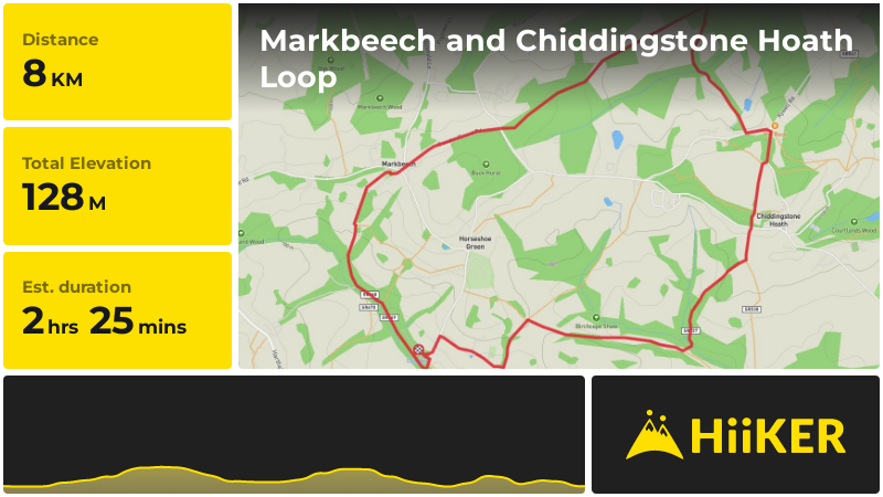 Markbeech and Chiddingstone Hoath Loop | Kent | England