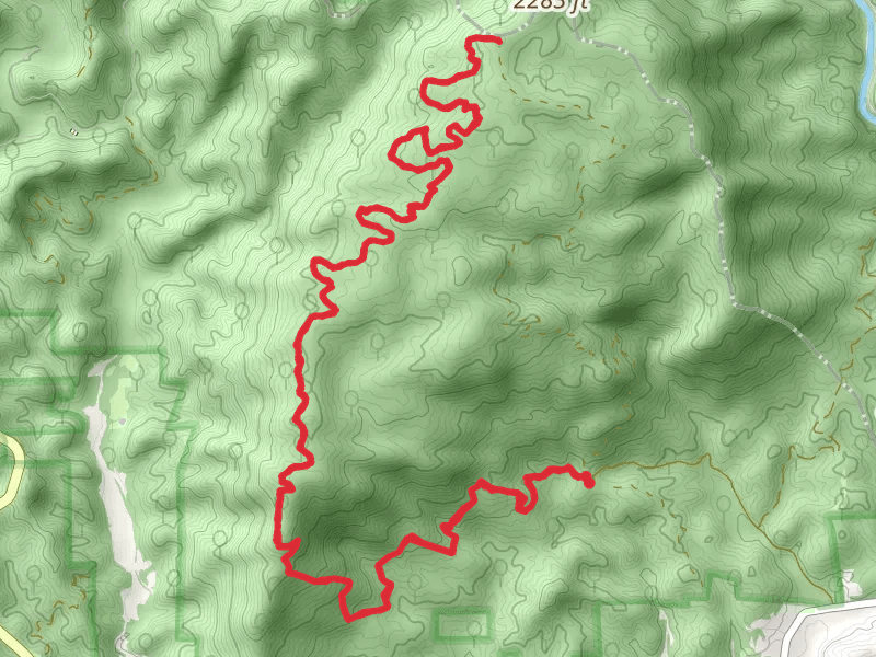 Elliot Deer Trail via Brown Mountain 1 Trail