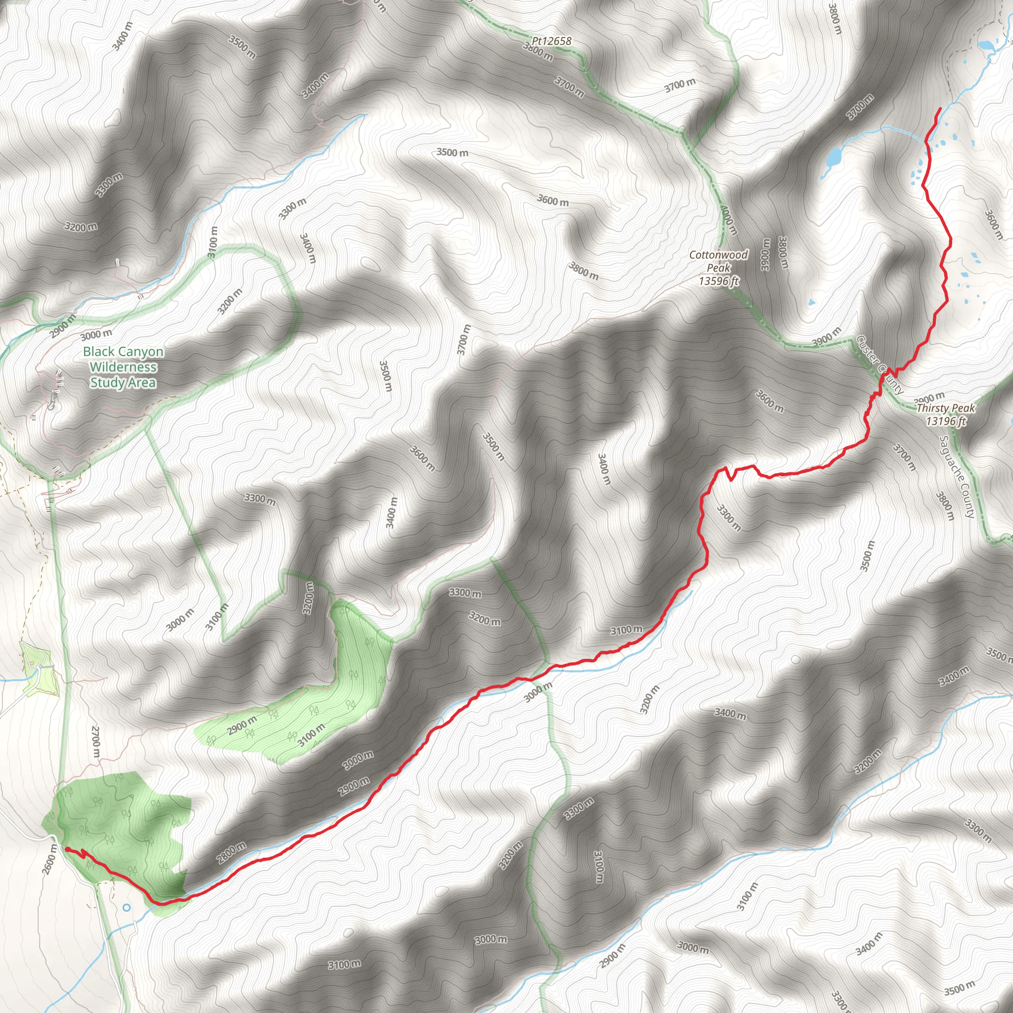 Garner Trail mobile static map
