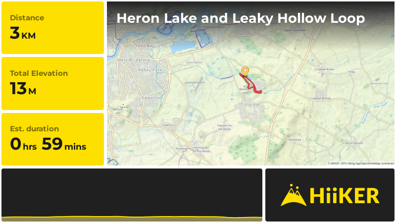 Heron Lake and Leaky Hollow Loop | Nottinghamshire | England