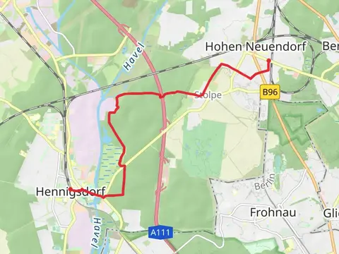 Hohen Neuendorf to Hennigsdorf Walk