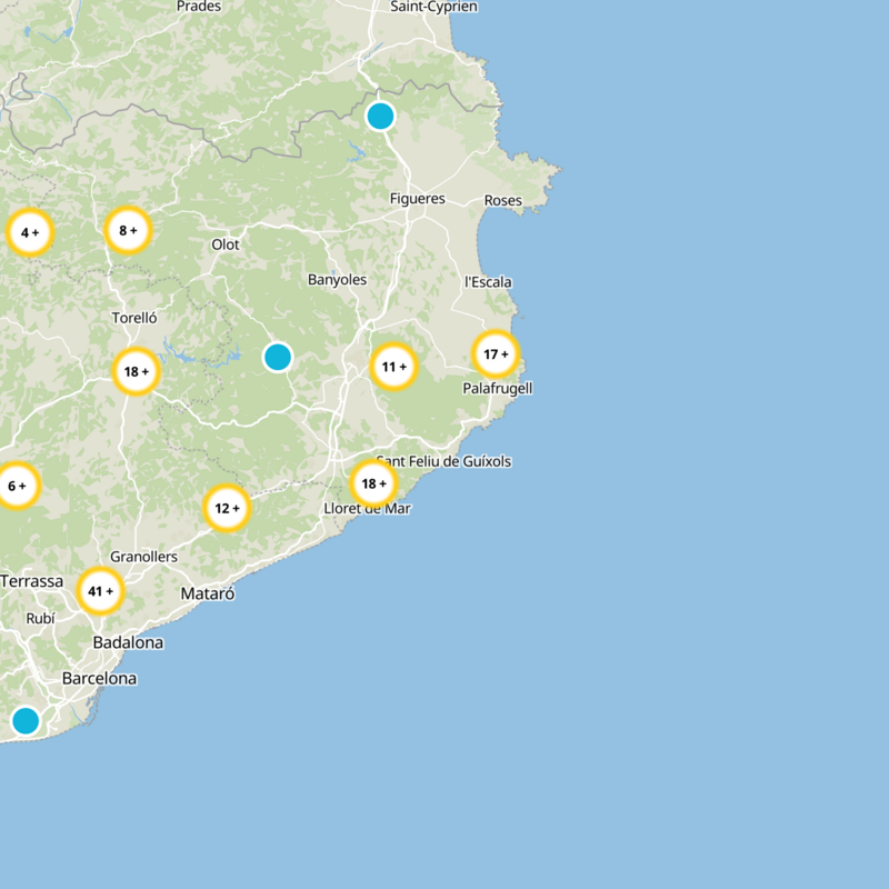 Castell-Platja d'Aro Static Map