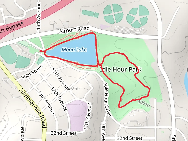 Moon Lake and Idle Hour Park Loop
