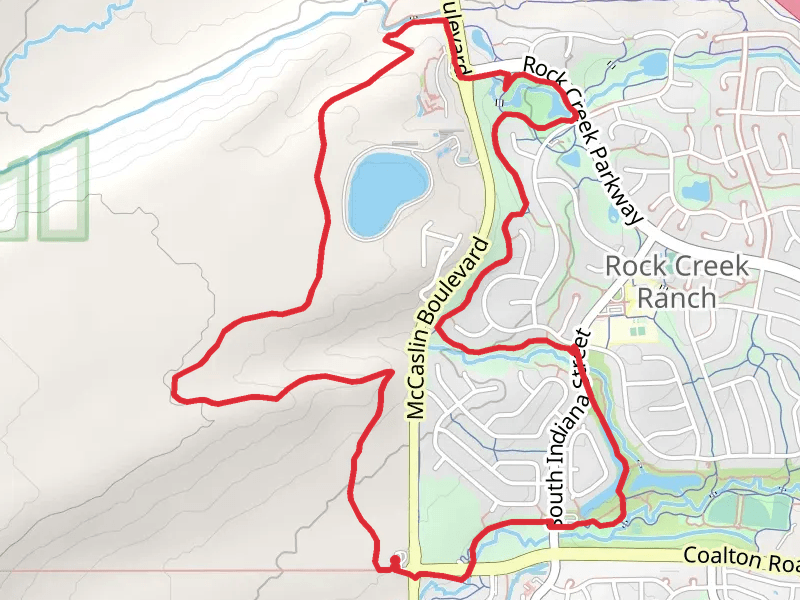 Meadowlark, McCaslin and Rock Creek Loop Trail