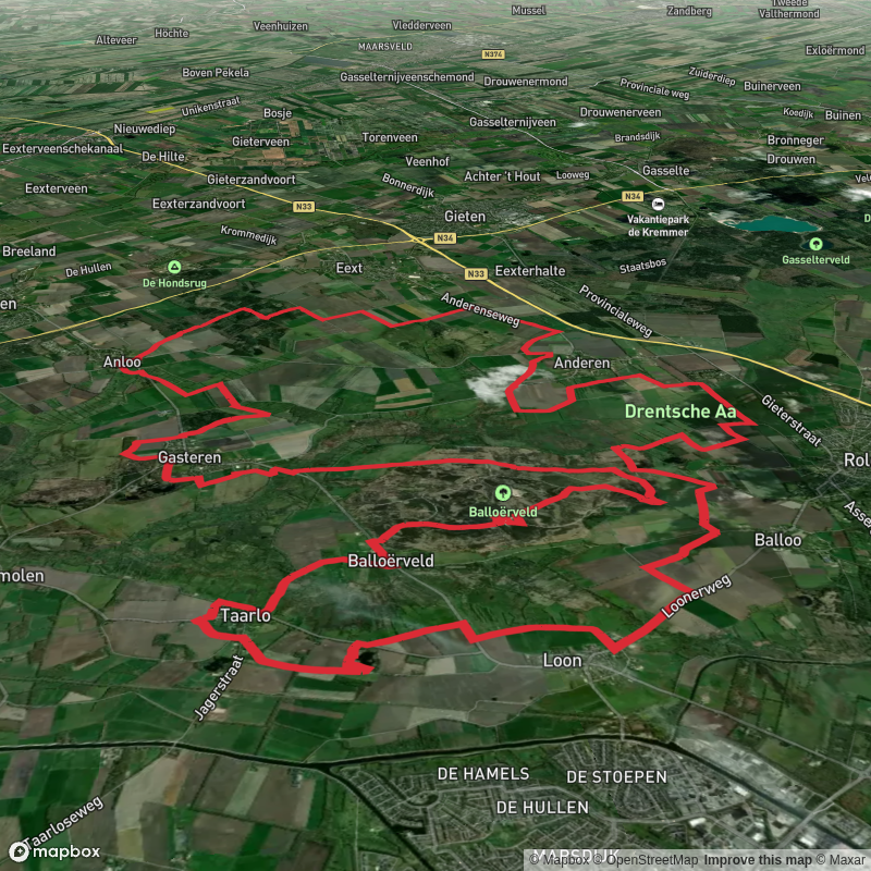 Taarlose Veentje, Balloeerveld and Boswachterij Anloo Loop