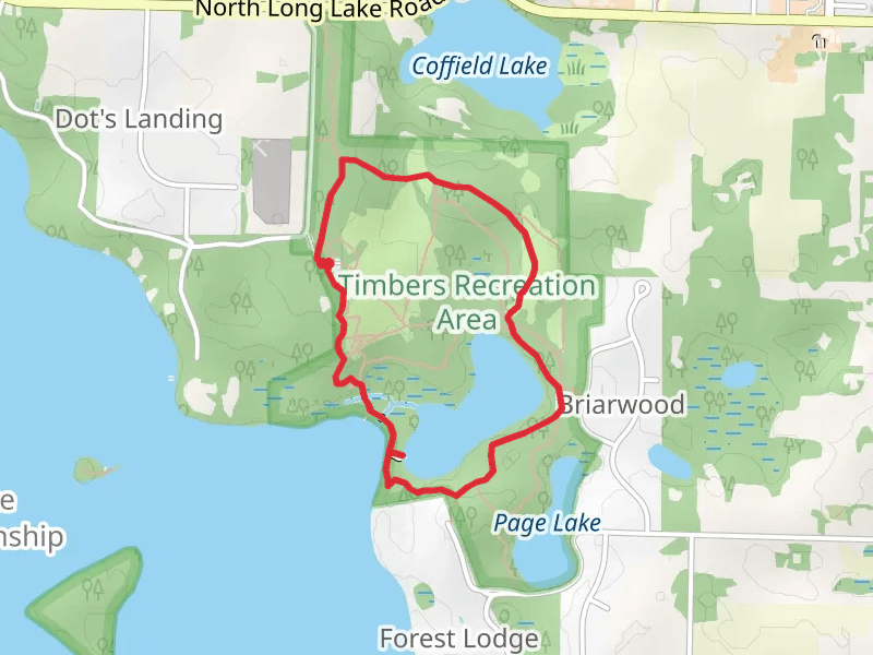 Timbers Recreation Area and Fern Lake Loop