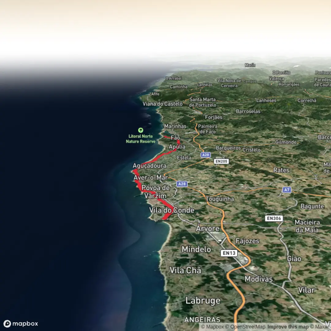 An image depicting the trail Portuguese 2 and its surrounding area.