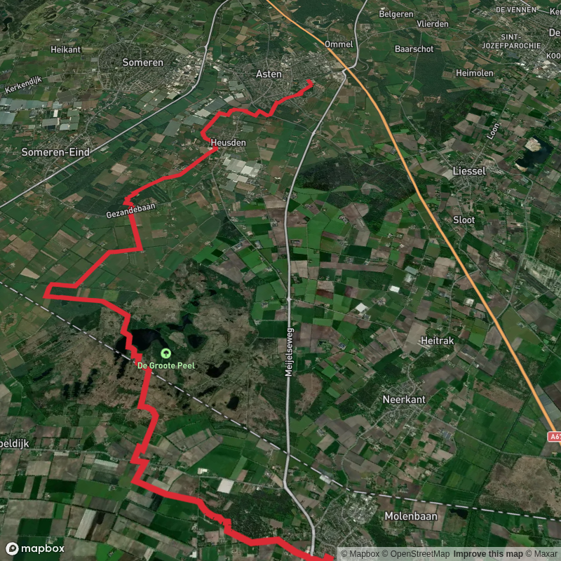 Willemsplantson to Plutostraat via Aan t Elfde and Witte Bergen
