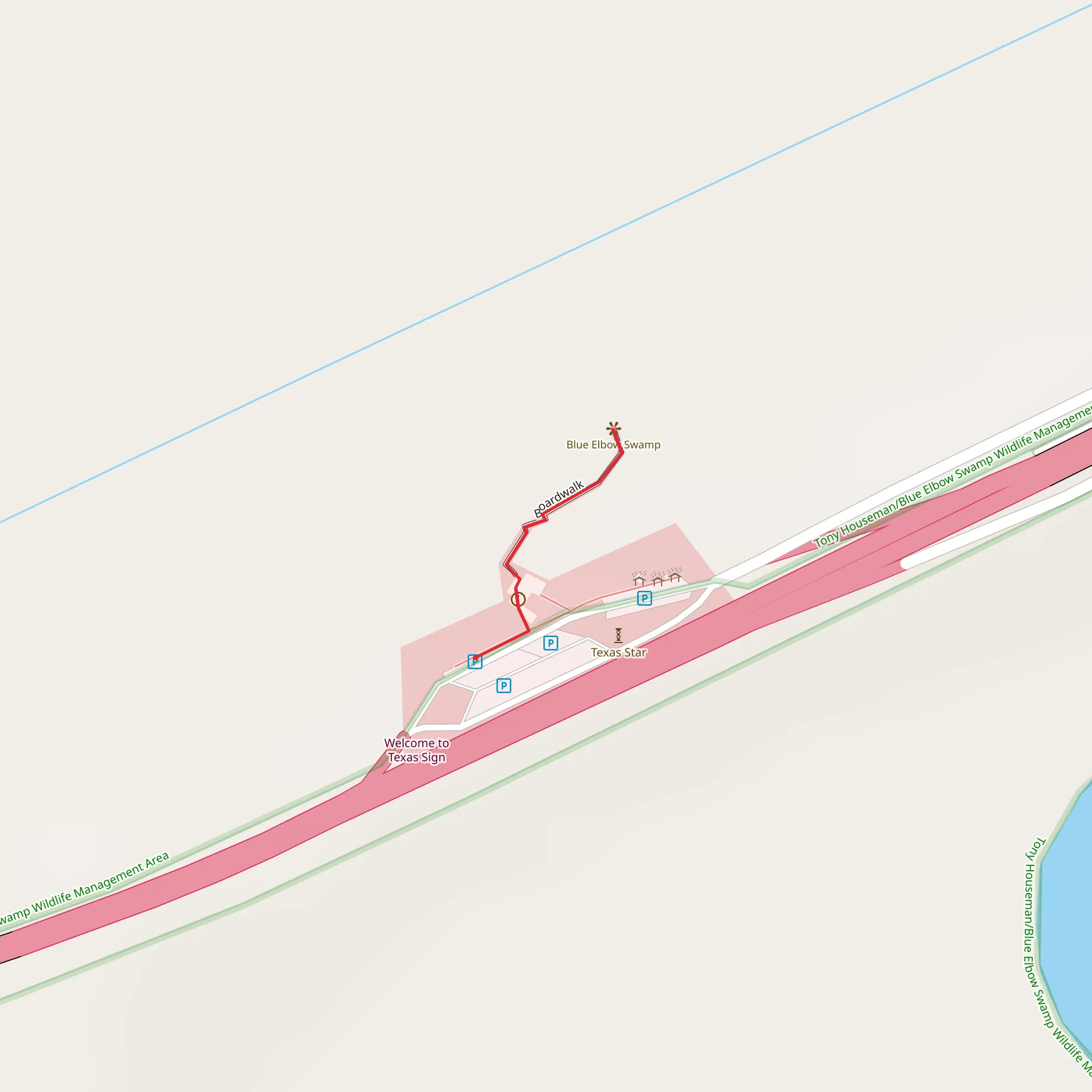 Boardwalk from Interstate Road mobile static map