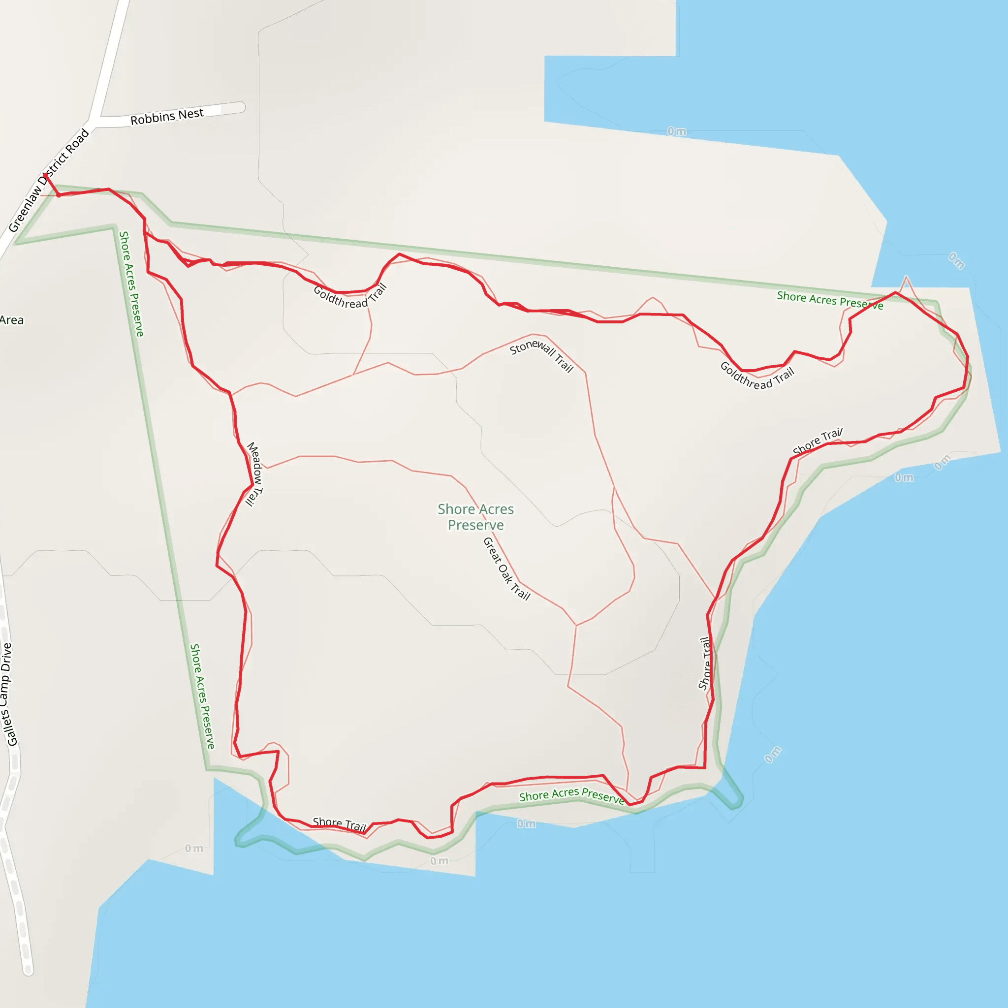 Greenlaw District Road Loop mobile static map
