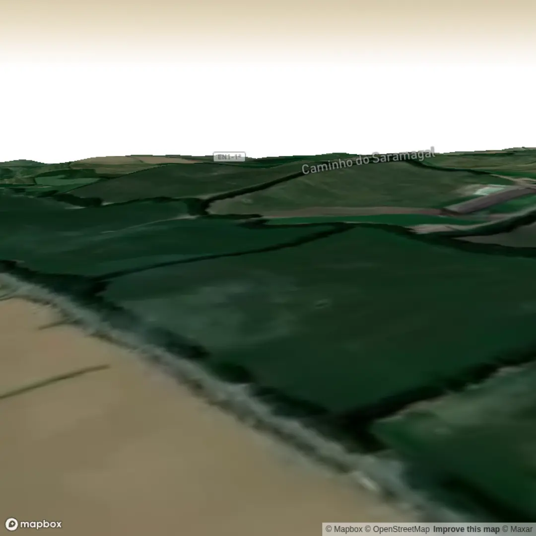 An image depicting the trail Rocha do Cascalho and Rocha da Relva and its surrounding area.
