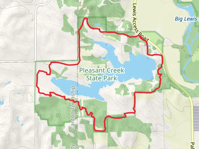 Pleasant Creek Lake Loop