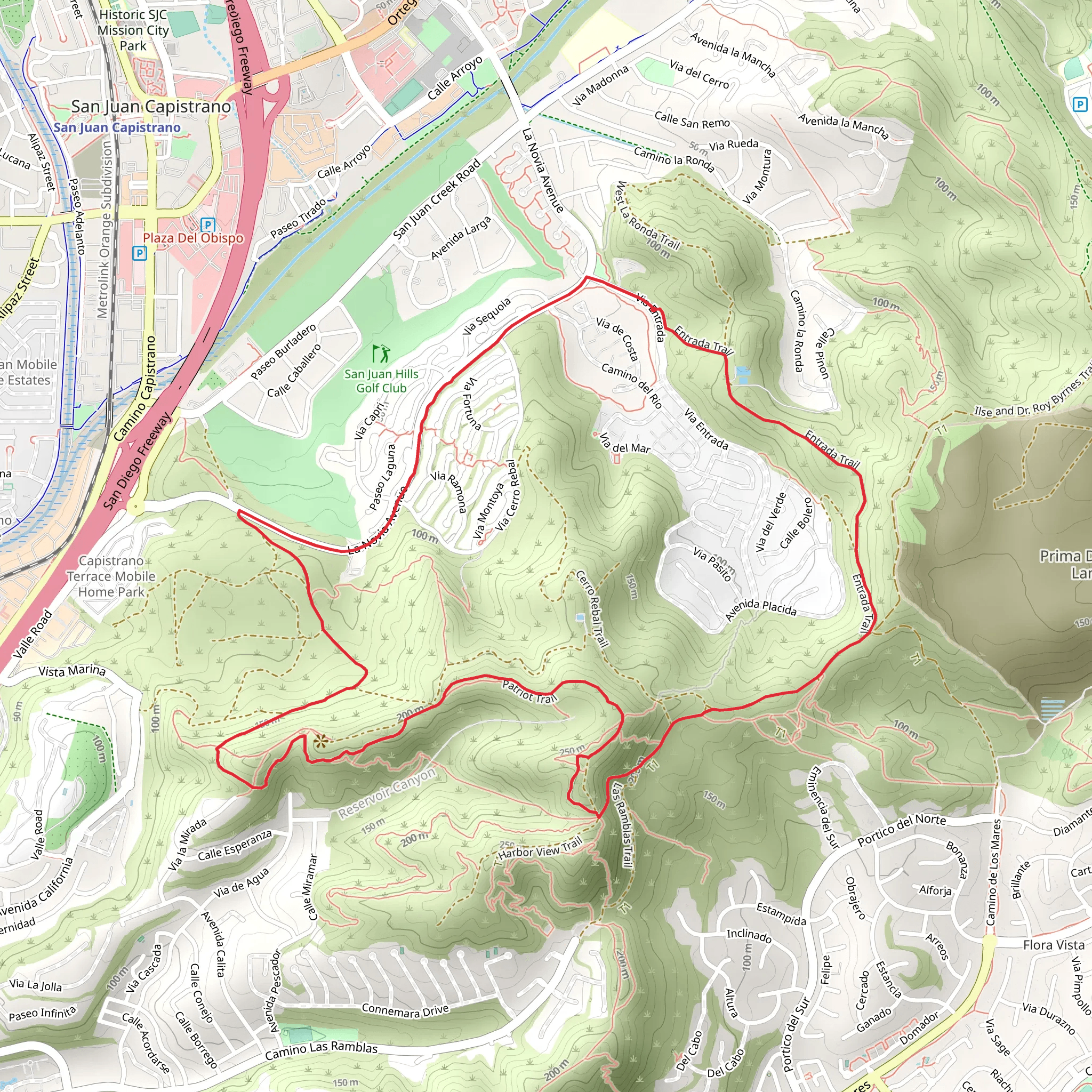 Entrada - Las Ramblas - Patriot Loop Trail mobile static map