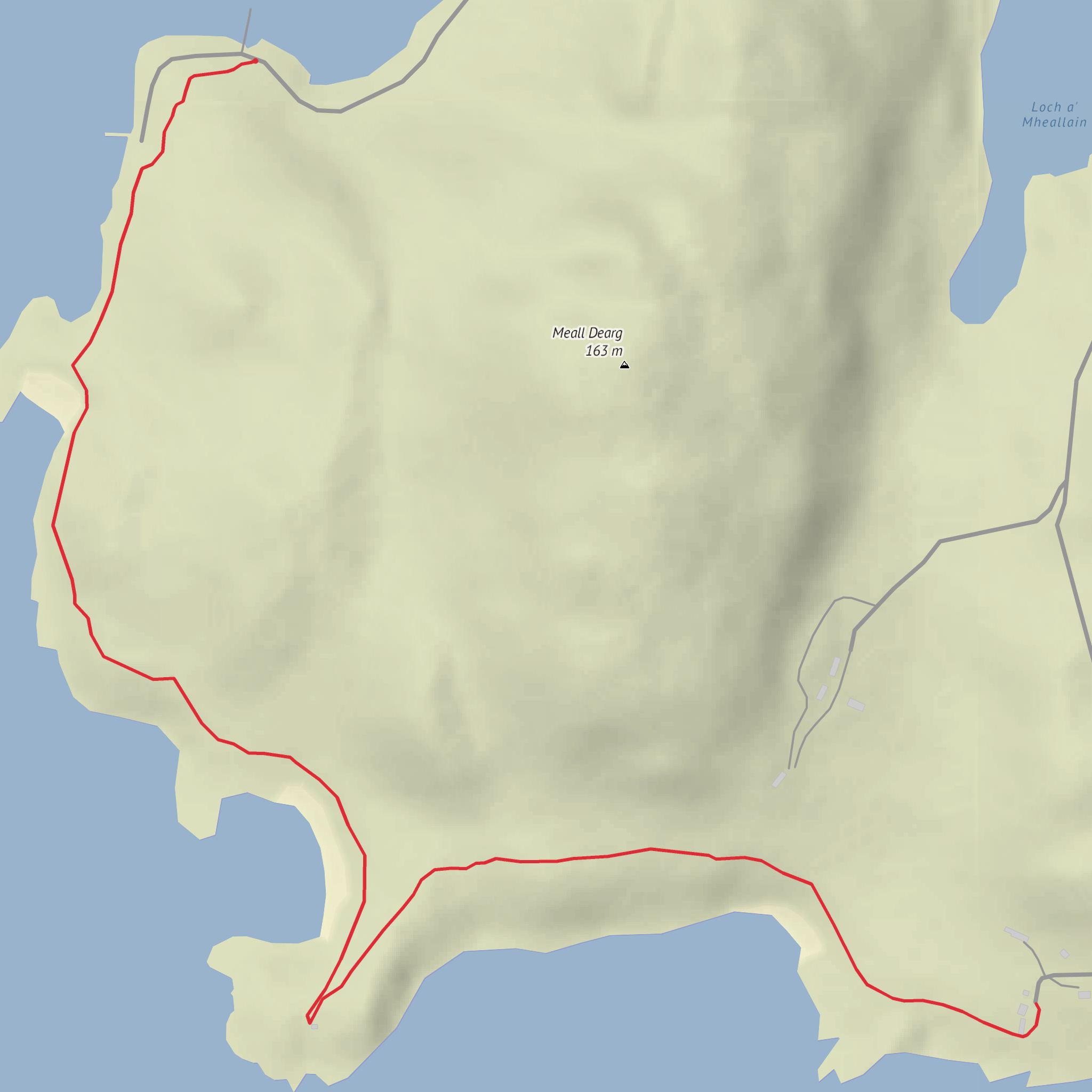 Old Dorni to Dornia via Mol Mor mobile static map