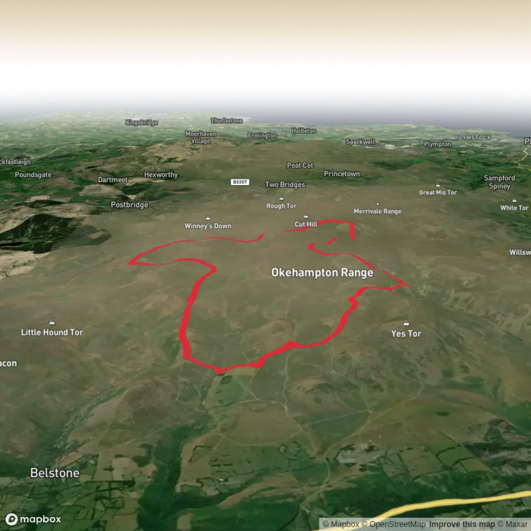 An image depicting the trail Watern Fur Camp Hike and its surrounding area.