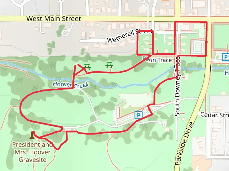 Herbert Hoover National Historic Site Loop