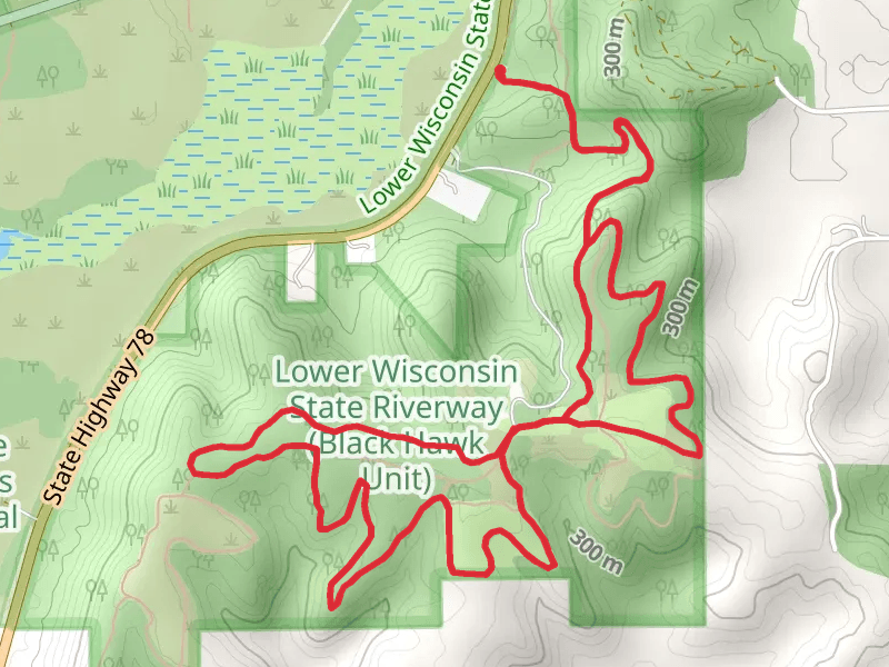 Lower Wisconsin State Riverway Loop - Black Hawk Unit