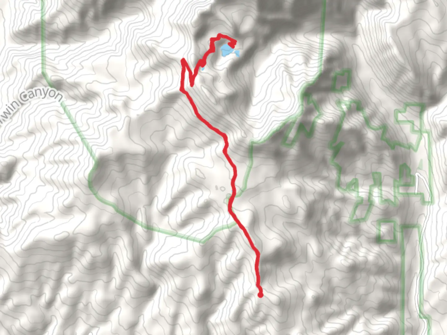 An image depicting the trail Pine Lakes via Cliff Creek Trail and its surrounding area.