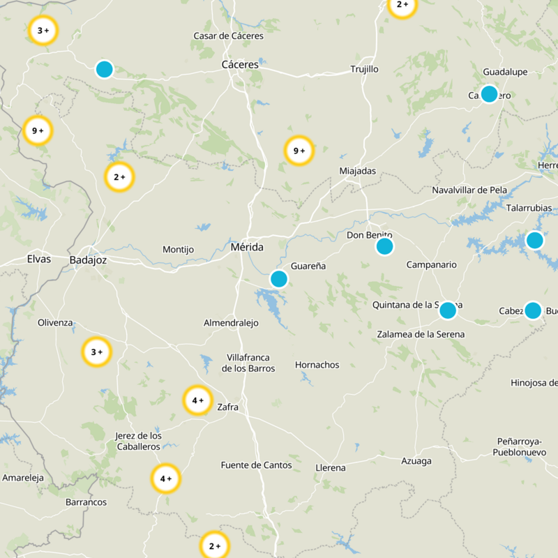 La Zarza Static Map