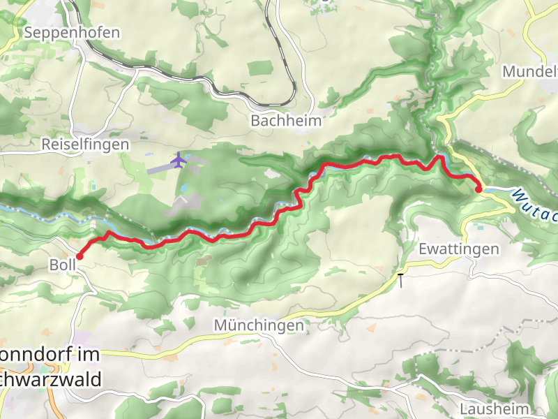 Boll to Wutachmühle Walk via Rettungssektor M