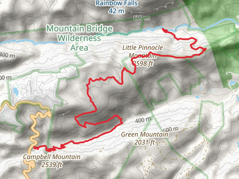 Pinnacle Pass Trail via Little Pinnacle Mountain