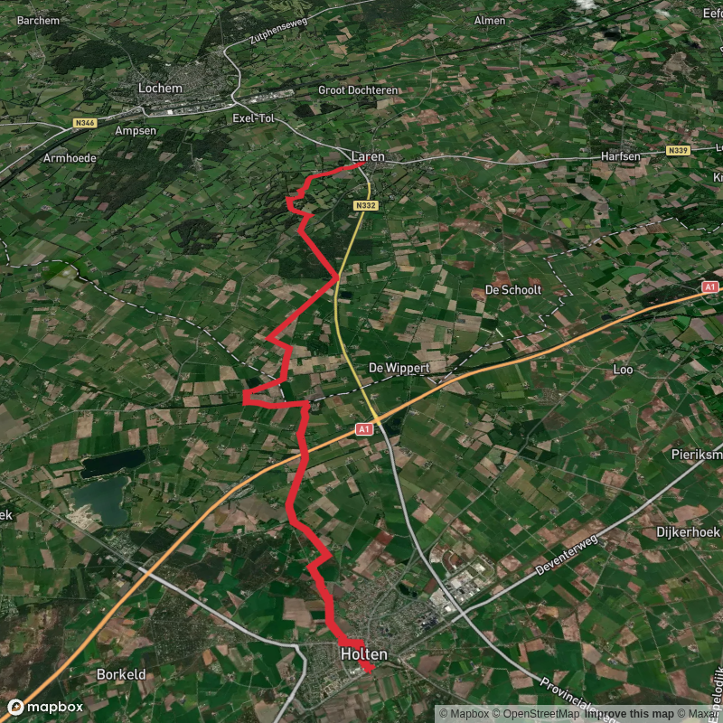 Holten to Laren via Het Paalhuus and Kasteel Verwolde