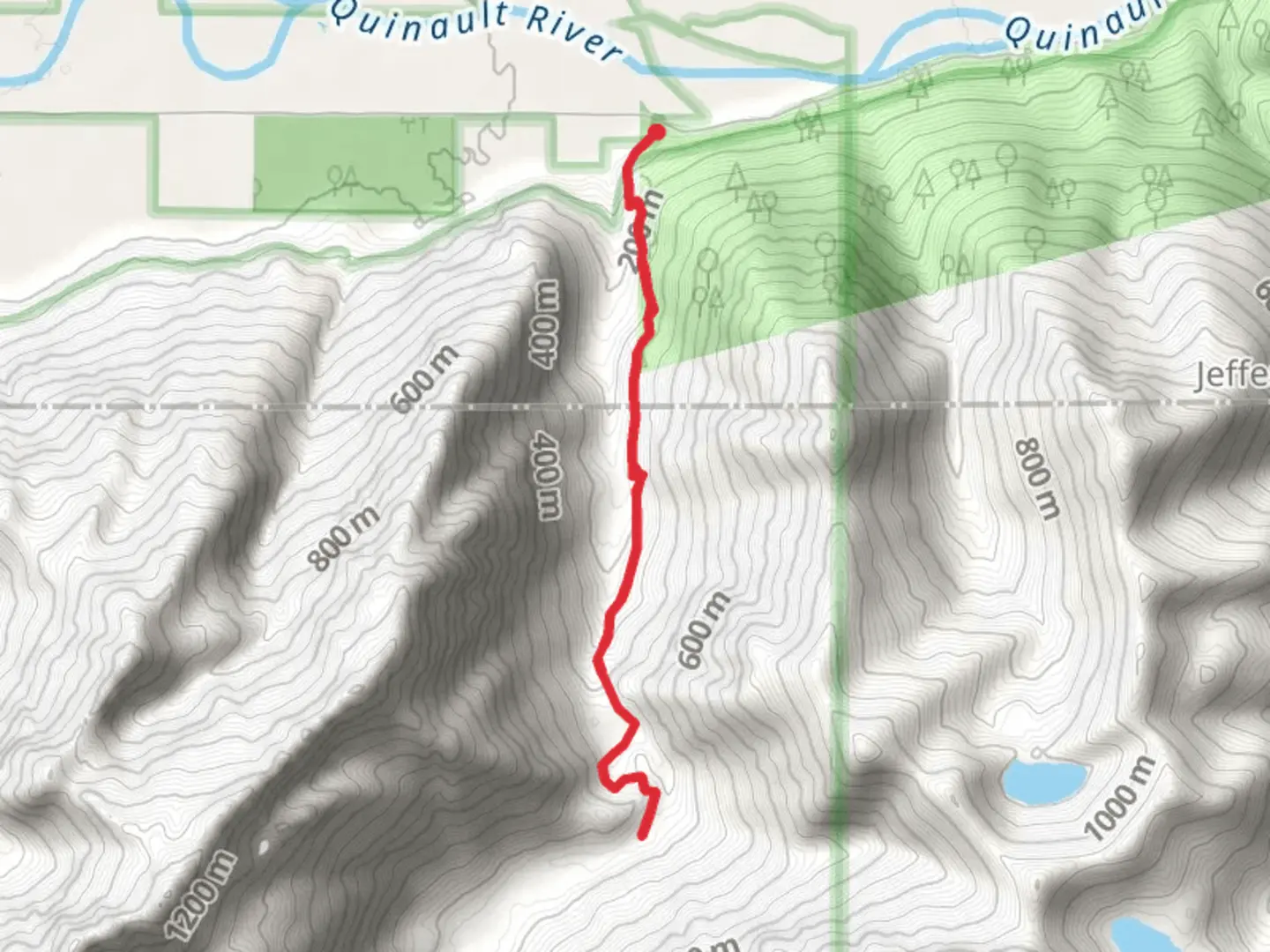 An image depicting the trail Fletcher Canyon Trail and its surrounding area.