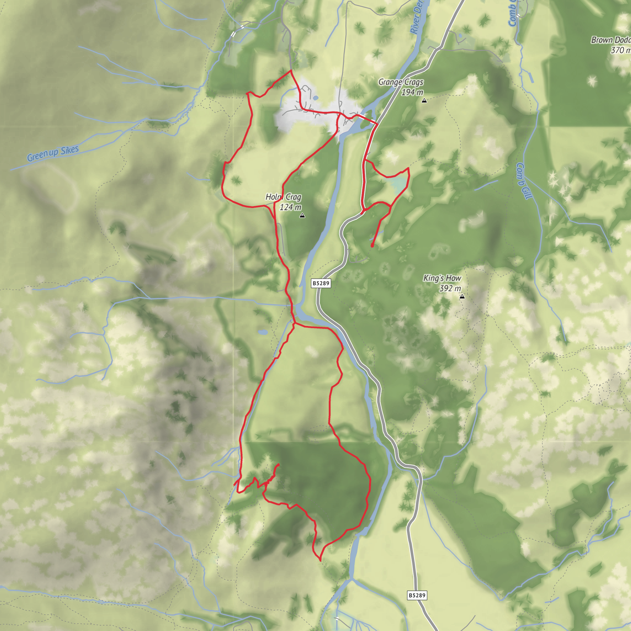 Castle Crag mobile static map