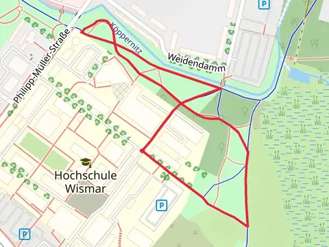 Koeppernitz via Hanseatenweg