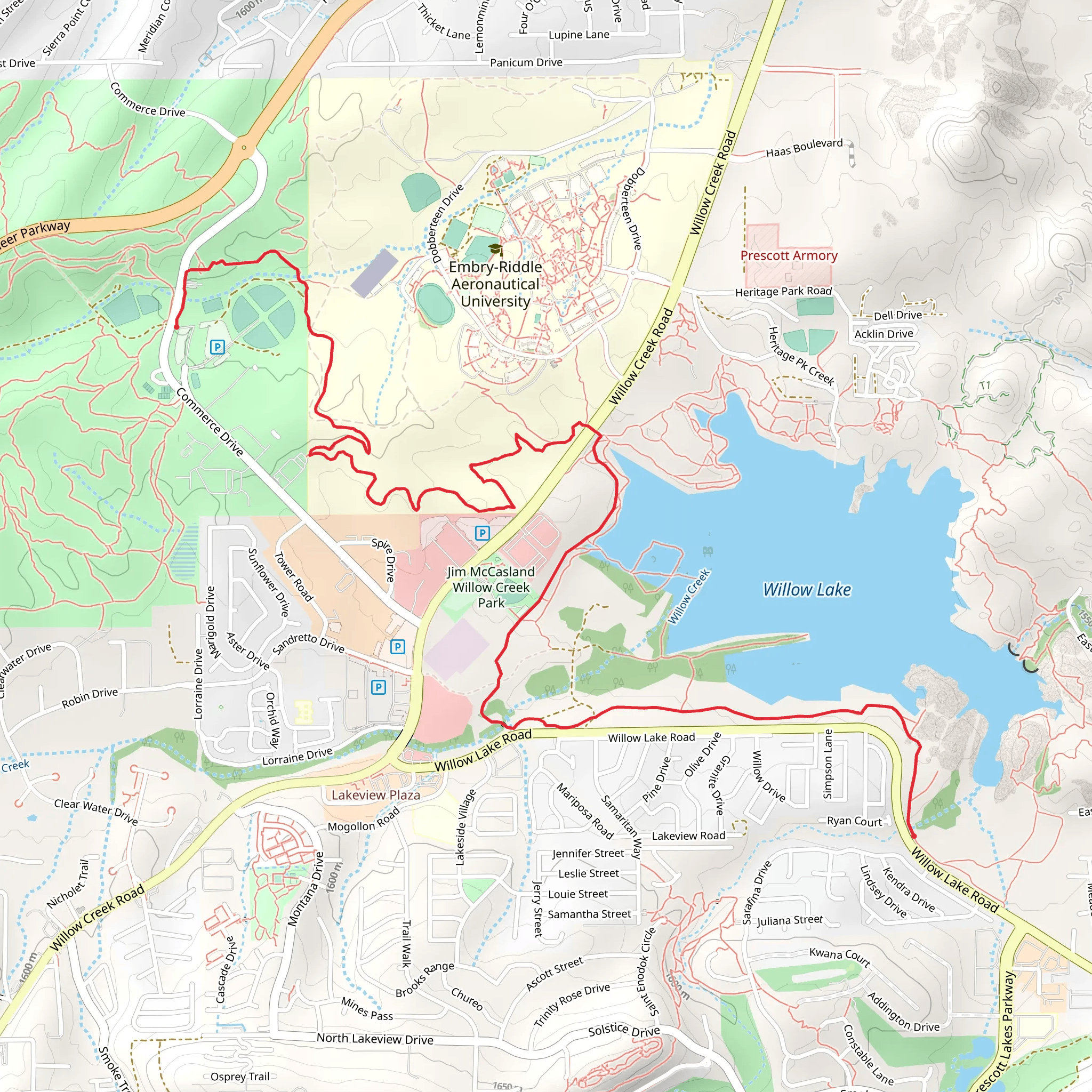 Jan Alfano Trail mobile static map
